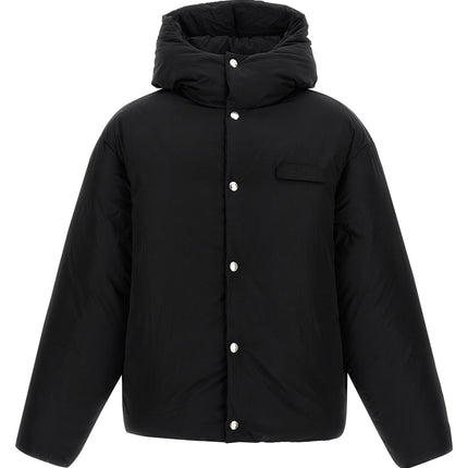 Jacquemus Black Polyamide Full-Length Jacket