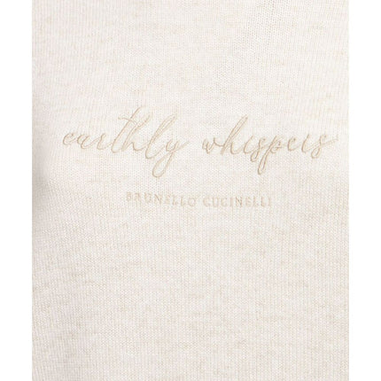 Brunello Cucinelli Beige Cashmere Sweater