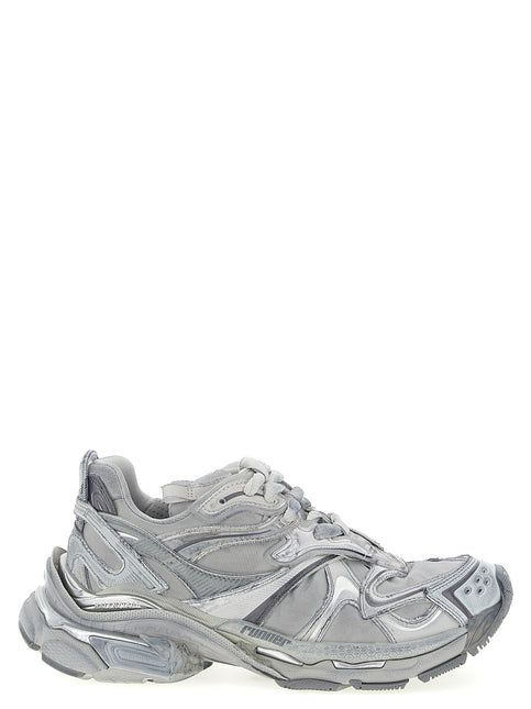Balenciaga Gray Polyethylene Athletic Sneakers