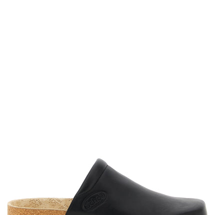 Balenciaga Black Calfskin Clogs