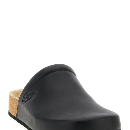 Balenciaga Black Calfskin Clogs