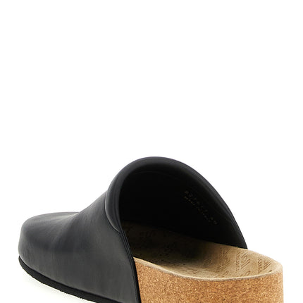 Balenciaga Black Calfskin Clogs