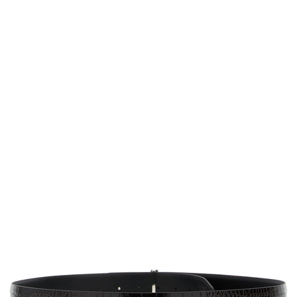 Tom Ford Brown Calfskin Belt