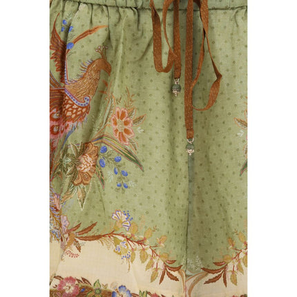 Zimmermann Multicolor Silk Bermuda Shorts