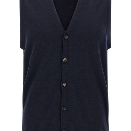 ZANONE Blue Virgin Wool Cardigan