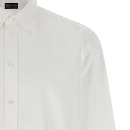 Balenciaga White Cotton Blouse
