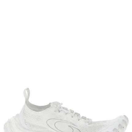 Balenciaga White Polyester Athletic Sneakers