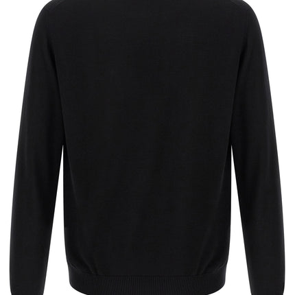 Fendi Black Virgin Wool Cardigan