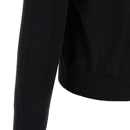 Fendi Black Virgin Wool Cardigan