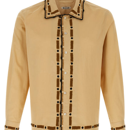 BODE Beige Cotton Blouse