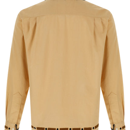 BODE Beige Cotton Blouse