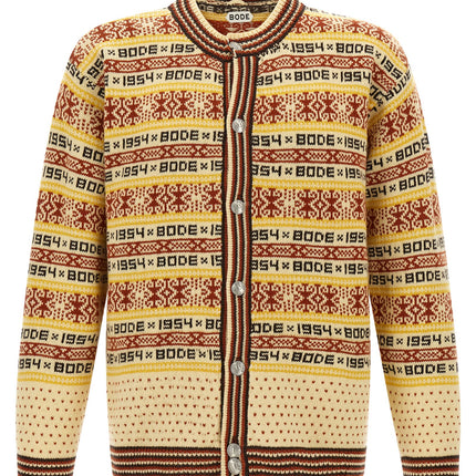 BODE Multicolor Wool Cardigan