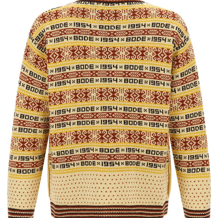 BODE Multicolor Wool Cardigan