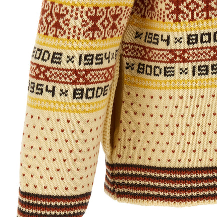 BODE Multicolor Wool Cardigan