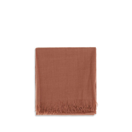 Brunello Cucinelli Orange Cashmere Foulard