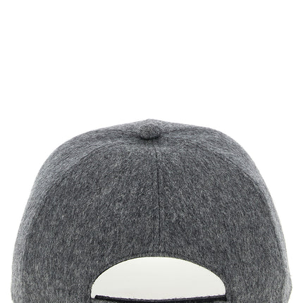 Fendi Gray Wool Cap (Baseball Hat)
