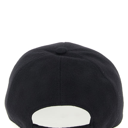 Fendi Black Wool Cap (Baseball Hat)