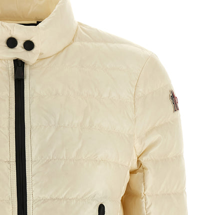 Moncler Grenoble White Polyamide Full-Length Jacket
