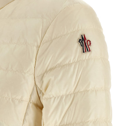 Moncler Grenoble White Polyamide Full-Length Jacket