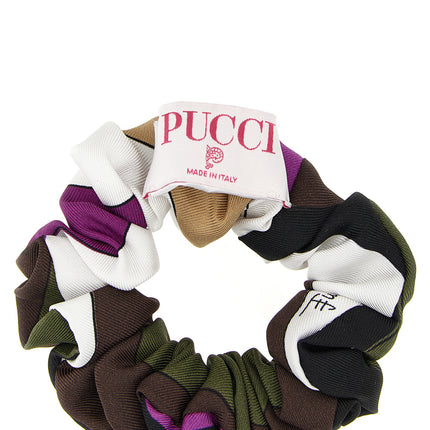 Emilio Pucci Multicolor Silk Scrunchie