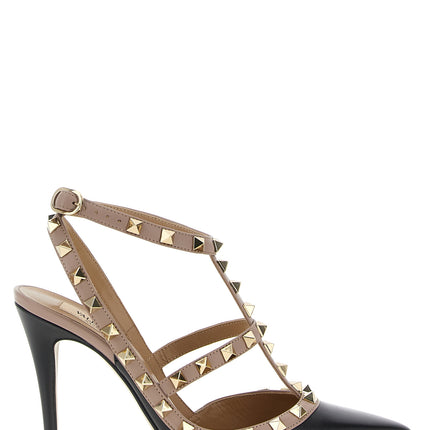 Valentino Garavani Black Lamb Leather High Heel Pumps