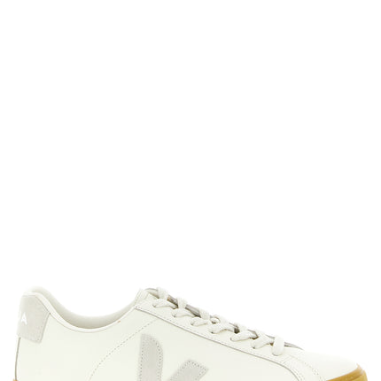 Veja Beige Calfskin Low Top Sneakers