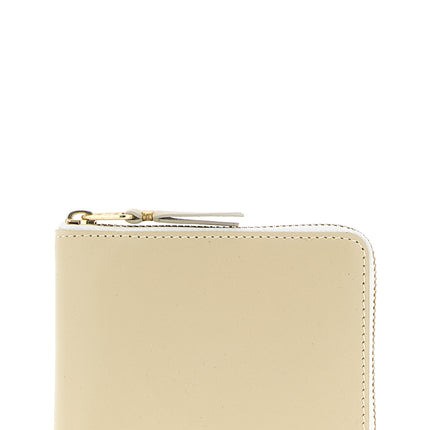 Comme Des Garçons Beige Calfskin Cardholder