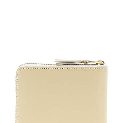 Comme Des Garçons Beige Calfskin Cardholder
