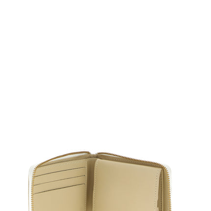 Comme Des Garçons Beige Calfskin Cardholder