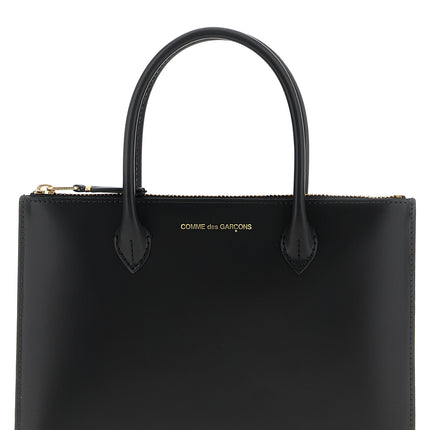 Comme Des Garçons Black Cowhide Handbag