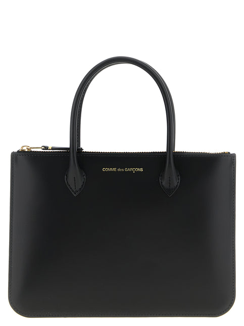 Comme Des Garçons Black Cowhide Handbag
