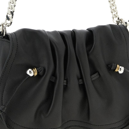 Isabel Marant Black Calfskin Shoulder Bag