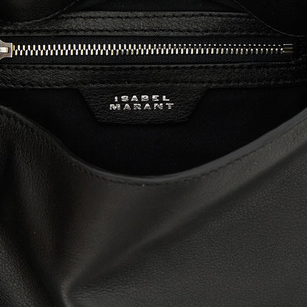 Isabel Marant Black Calfskin Shoulder Bag