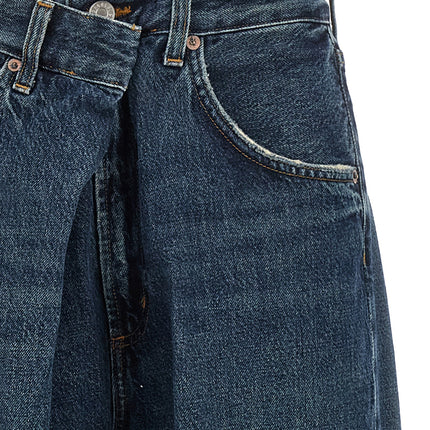Agolde Blue Cotton Jeans Denim