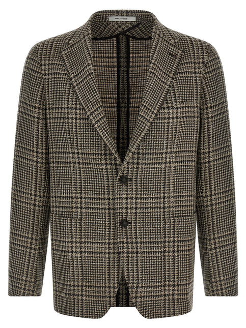 Tagliatore Brown Virgin Wool Blazer