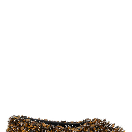 Dries Van Noten Brown Viscose Ballet Flats