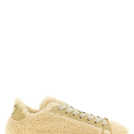 Valentino Garavani Beige Wool Sneakers