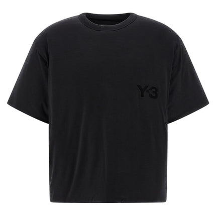 Y-3 Black Lyocell T-Shirt