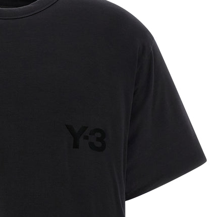 Y-3 Black Lyocell T-Shirt