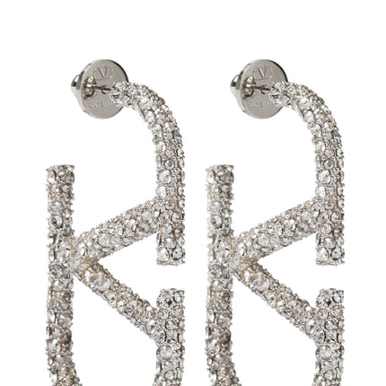 Valentino Garavani Silver Stainless Steel Earrings