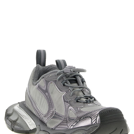 Balenciaga Gray Polyester Athletic Sneakers
