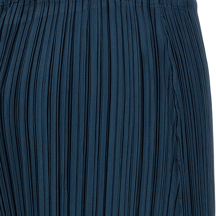 PLEATS PLEASE ISSEY MIYAKE Blue Polyester Casual Pants