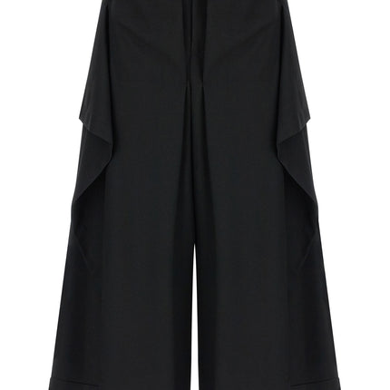 Issey Miyake Black Wool Casual Pants