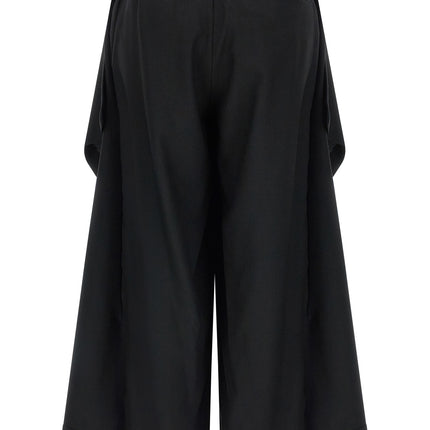 Issey Miyake Black Wool Casual Pants