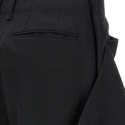 Issey Miyake Black Wool Casual Pants