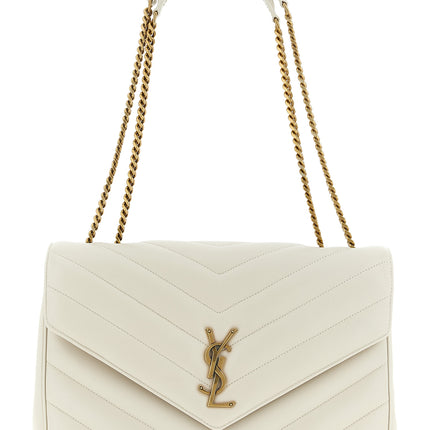Saint Laurent Beige Lamb Leather Shoulder Bag Saint Laurent