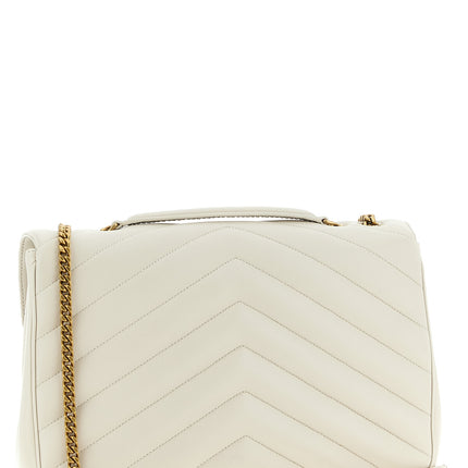 Saint Laurent Beige Lamb Leather Shoulder Bag Saint Laurent