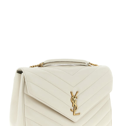 Saint Laurent Beige Lamb Leather Shoulder Bag Saint Laurent