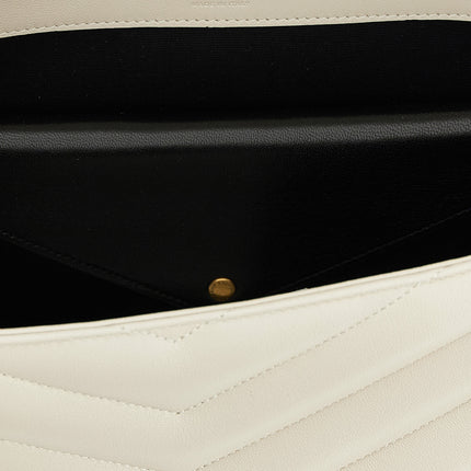 Saint Laurent Beige Lamb Leather Shoulder Bag Saint Laurent