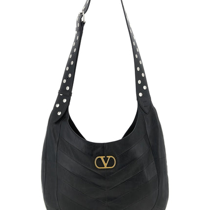 Valentino Garavani Black Lamb Leather Shoulder Bag